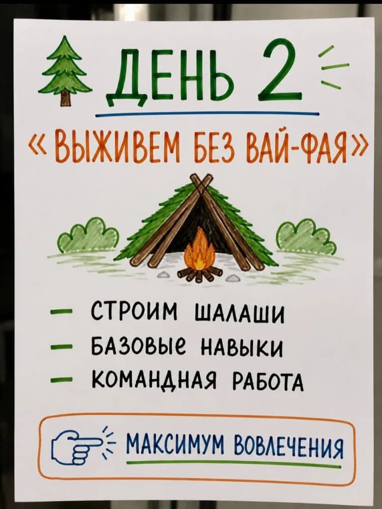 День 2 — выживем без Wi‑Fi
